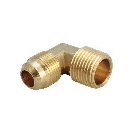 JMF 3/8 in. Flare X 3/4 in. D MPT Brass 90 Degree Elbow 4506150